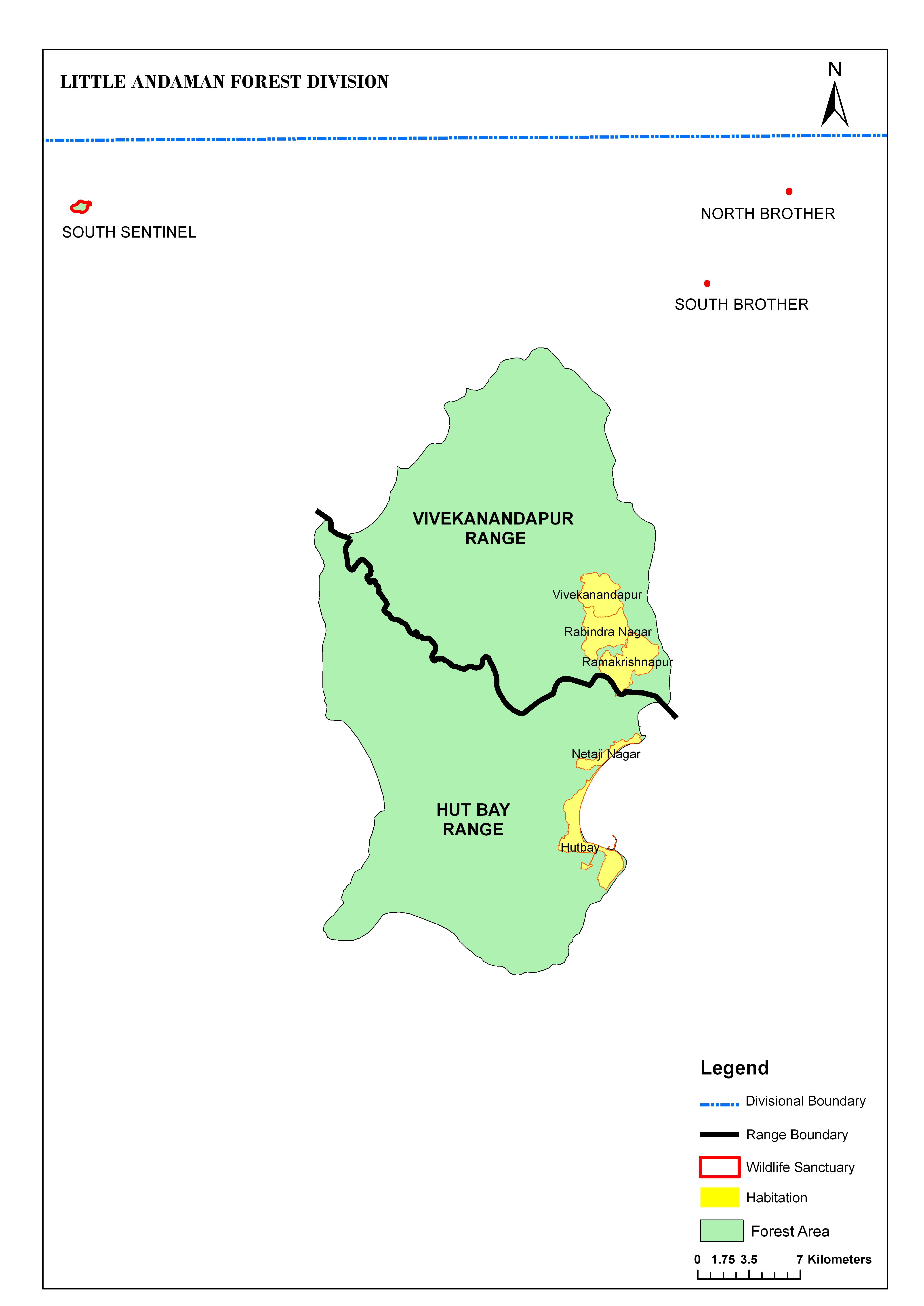 Little Andaman Map
